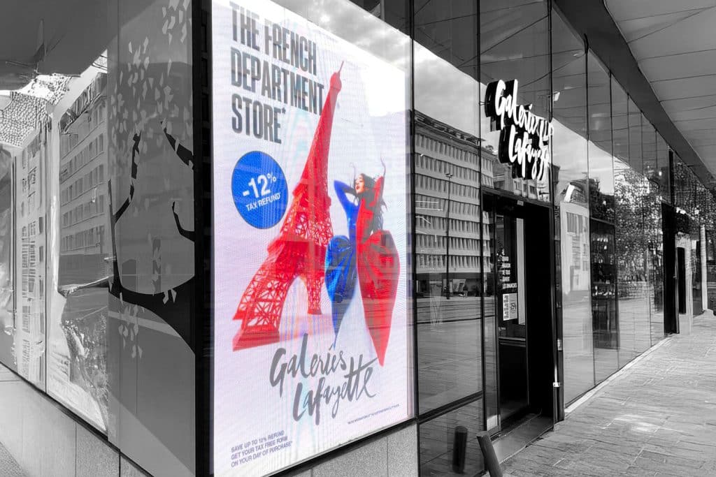 ecran led vitrine - HTVLED - High Tech Vision